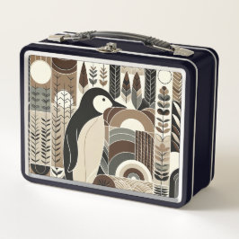 Taupe Mocha Ivoor Pinguïn in Grain Forest Planten