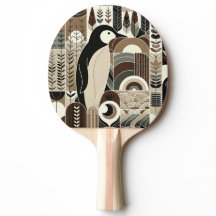 Taupe Mocha Ivoor Pinguïn in Grain Forest Planten