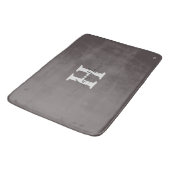 Taupe Monogram Bath Mat HAMbyWG (Gekanteld)