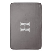 Taupe Monogram Bath Mat HAMbyWG (Voorkant Verticaal)