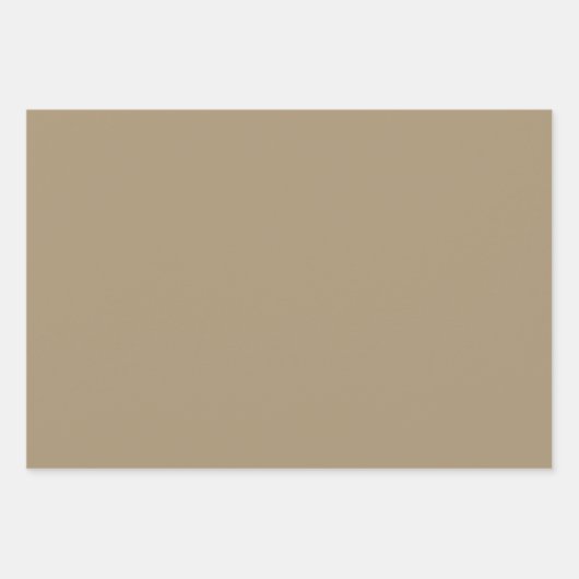 Taupe Moroccan Arabesque Pattern Inpakpapier Vel (Voorkant 3)