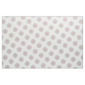 Taupe Red Blue White Mandala Stof (Yard (91,4 cm))