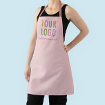 Taupe Roze Gepersonaliseerd Schort Custom Business<br><div class="desc">Personaliseer ons all-over-print schort met uw eigen bedrijf logo en aangepaste tekst. Ontworpen in taupe roze en andere kleuren (alle kleuren zijn aanpasbaar). Verkrijgbaar in grote,  middelgrote en kindermaat. Geen minimale bestelhoeveelheid en geen installatiekosten.</div>