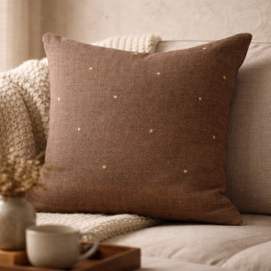 Taupe Rustic Hearth Worpillow Kussen