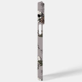  Taupe schedels en Rozen Case-Mate iPhone Case (Achterkant / Rechts)