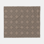 Taupe shippo fleece deken (Voorkant (Horizontaal))