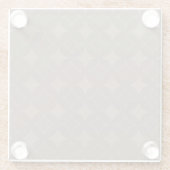 Taupe shippo glazen onderzetter (Achterkant)