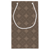 Taupe shippo klein cadeauzakje (Achterkant)