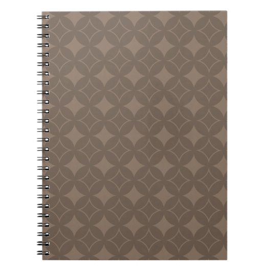 Taupe shippo notitieboek (Voorkant)