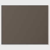 Taupe Solid Color Cadeaupapier (Vlak)