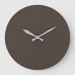 Taupe Solid Color Grote Klok