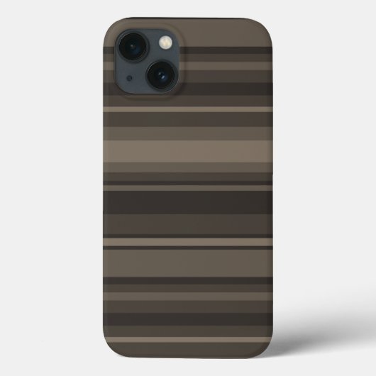 Taupe strepen Case-Mate iPhone hoesje (Achterkant)