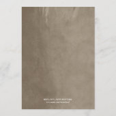 Taupe String Lights Save the Date Aankondiging (Achterkant)