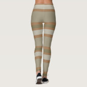 Taupe Stripe Leggings (Achterkant)