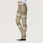 Taupe Stripe Leggings (Links)