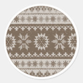 Taupe Sweater Stickers (Voorkant)