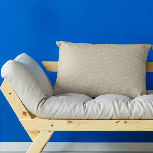 Taupe Swirls Kussensloop