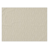 Taupe Swirls Tafelkleed (Voorkant (Horizontaal))