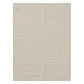 Taupe Swirls Tafelkleed (Voorkant)