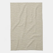 Taupe Swirls Theedoek (Verticaal)