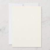 Taupe Vorstige Dennen Eucalyptus Bruiloft Kaart (Achterkant)