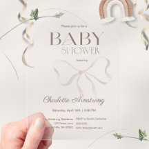Taupe Watercolor Boog Babyshower