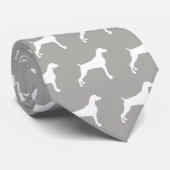 TAUPE WEIMARANER STROPDAS (Opgerold)