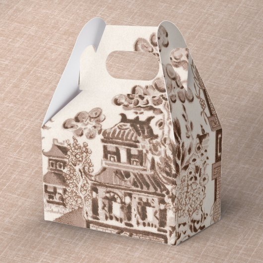 Taupe Willow gunstbox Bedankdoosjes