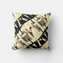 Taupe Zwart Beige Gezwollen Abstract Grote Tegels