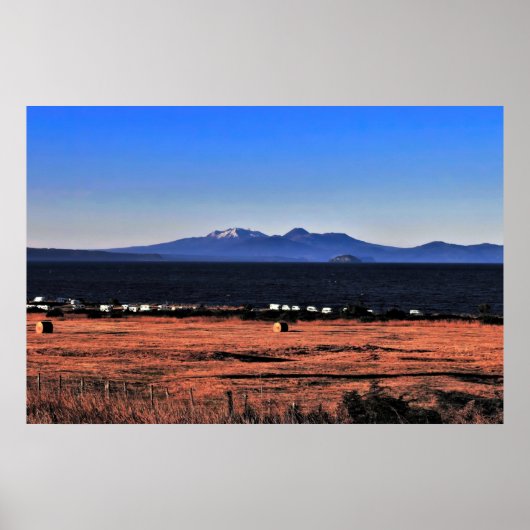 Taupo en Tongariro Poster (Voorkant)