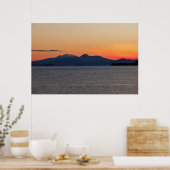 Taupo Sunset Poster (Keuken)