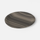 Taupstrepen Papieren Bordje (Gekanteld)