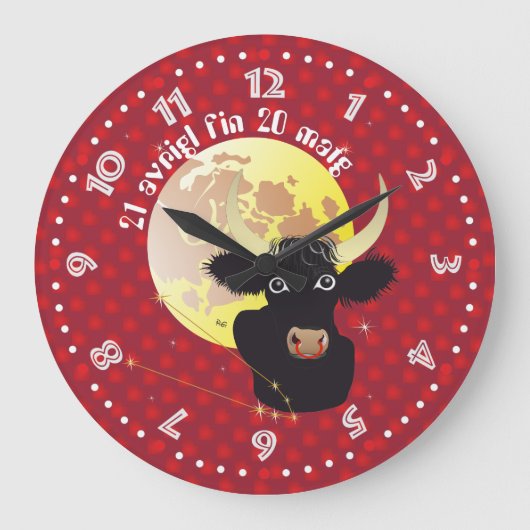 Taur 21 avrigl fin 20 matg Ura Grote Klok (Voorkant)