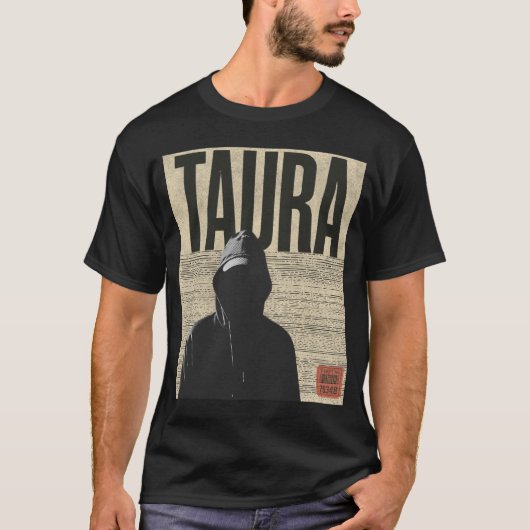 TAURA Shadow Edition – Urban Streetwear T-Shirt (Voorkant)
