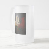 Taurean Bulls Animal Abstract Art Matglas Bierpul (Voorkant links)