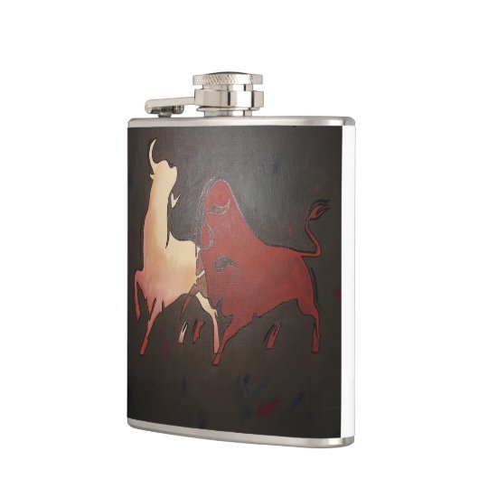 Taurean Bulls Animal Art Heupfles (Links)