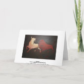 Taurean Bulls Animal Art Kaart (Achterkant)