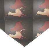 Taurean Bulls Animal Art Korte Tafelloper (Hoek)