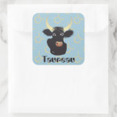 Taureau 21 avril au 20 mai Autocollants Vierkante Sticker (Tas)