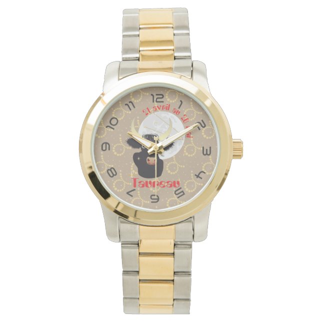 Taureau 21 avril au 20 mai Montres Horloge (Voorkant)