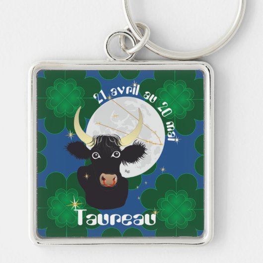 Taureau 21 avril au 20 mai Porte-clés Sleutelhanger (Voorkant)