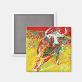 Taureau 4 door Natalia KURUCH Magneet (Voorkant / Achterkant)