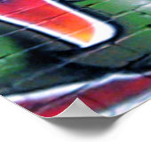 Tauriaans - Spuitverf graffiti plant Poster (Hoek)