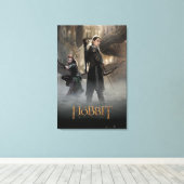 TAURIEL™ And LEGOLAS GREENLEAF™ Movie Poster 2 Canvas Afdruk (Insitu (Houten vloer))