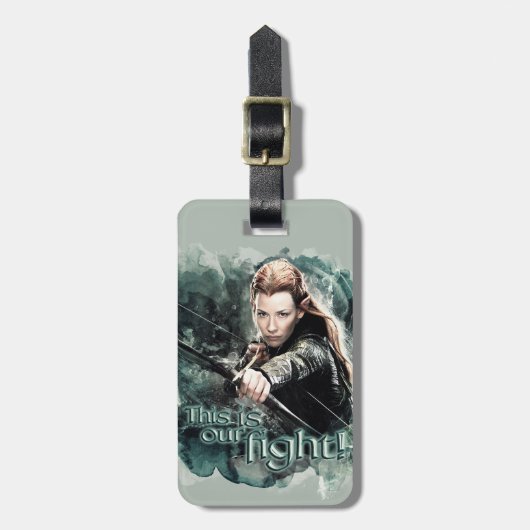 TAURIEL™ - Dit is onze strijd Bagagelabel (Voorkant verticaal)
