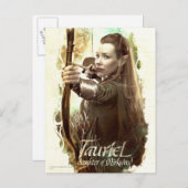 TAURIEL™ Dochter van Mirkwood Briefkaart (Voorkant / Achterkant)