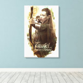TAURIEL™ Dochter van Mirkwood Canvas Afdruk (Insitu (Houten vloer))