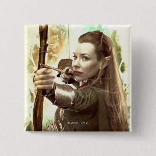 TAURIEL™ Dochter van Mirkwood Vierkante Button 5,1 Cm