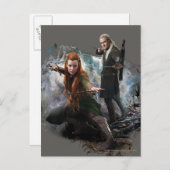 TAURIEL™ en LEGOLAS GREENLEAF™ Graphic Briefkaart (Voorkant / Achterkant)