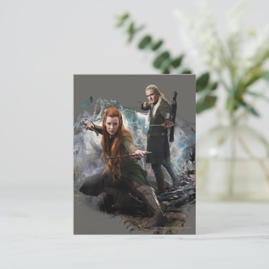 TAURIEL™ en LEGOLAS GREENLEAF™ Graphic Briefkaart (Staand voorkant)